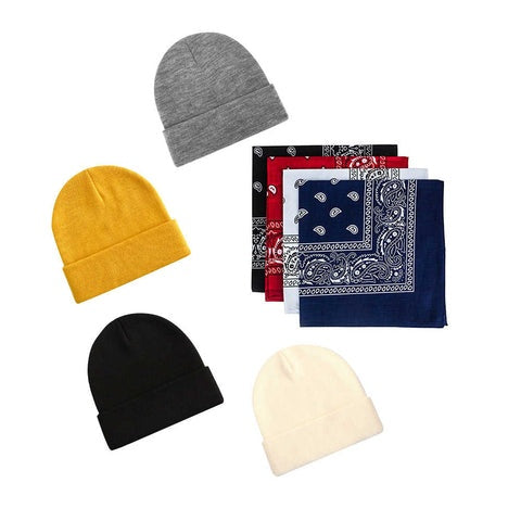 Beanies and Bandanas Set