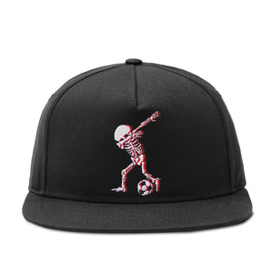 Skull Embroidered Cotton Baseball Cap