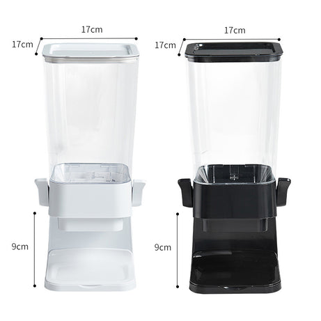 Cereal Dispenser with Double Compartments