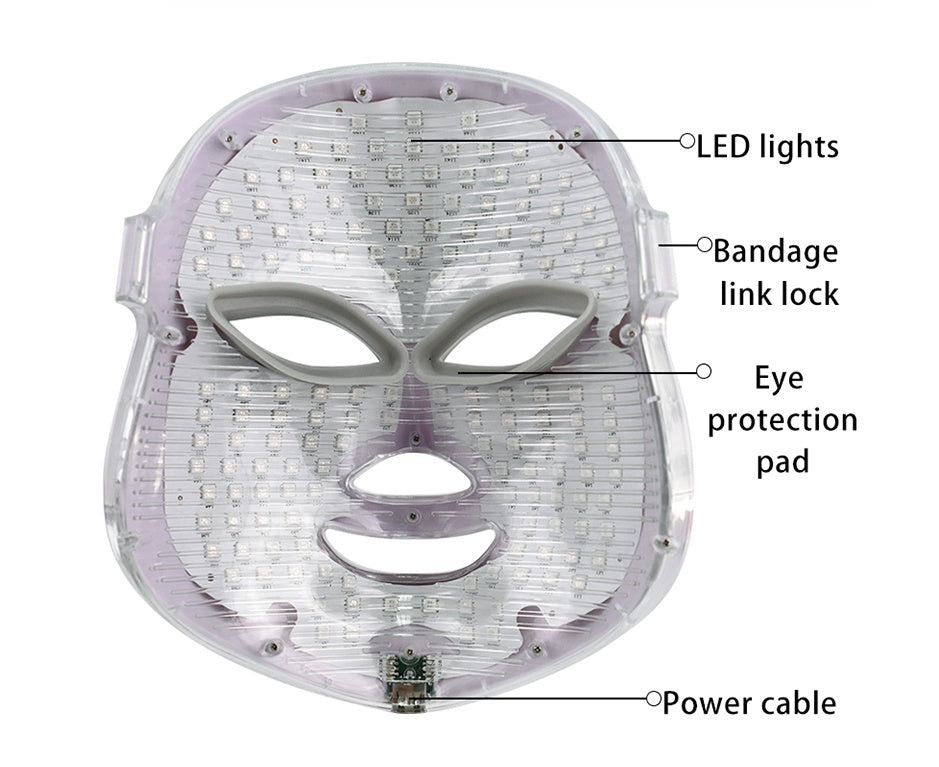 LED Light Facial Massager