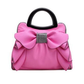 Sweet Lady Dumpling-Shaped Shoulder Bag with Bow