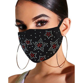 Rhinestone Ballad Face Masks for Women