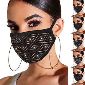 Rhinestone Ballad Face Masks for Women