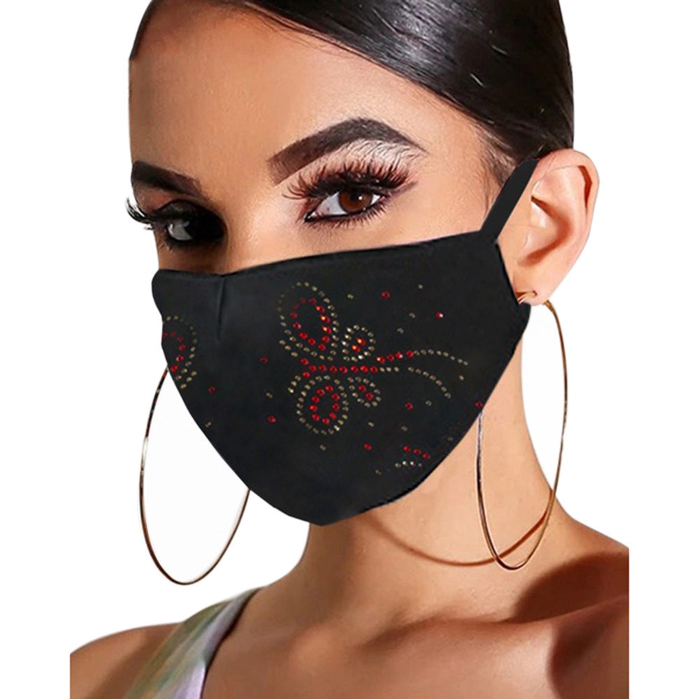 Rhinestone Ballad Face Masks for Women