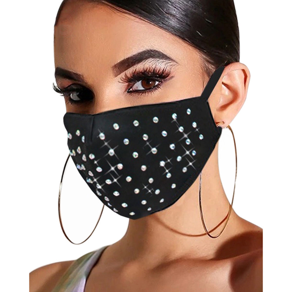 Rhinestone Ballad Face Masks for Women