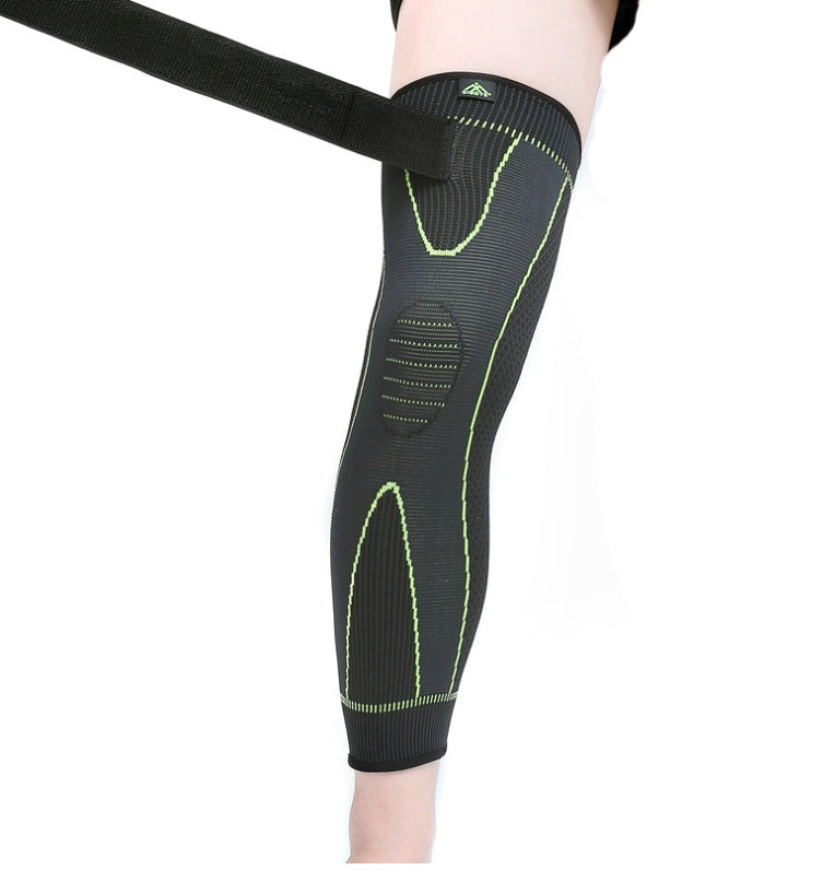 High elasticity mesh sports extended knee pads