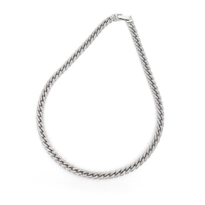 U-Shaped Cuban Link Necklace for Unisex