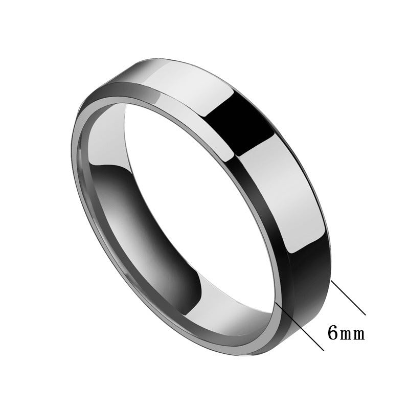 Geometric Stainless Steel Ring