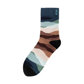 Sexy Cartoon Jacquard Cotton Socks