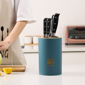Floor-Standing Kitchen Knife Holder For Household Multifunctional Knives