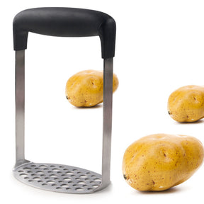 Stainless steel potato masher