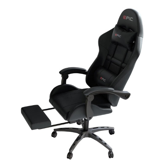 4supply Ergonomic Gaming Chair In Breathable PU Leather With High-density Foam Cushions