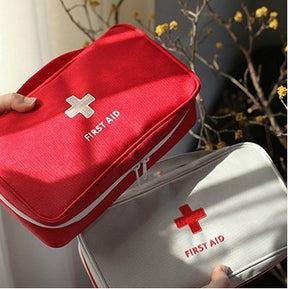 Empty Large First Aid Kit Medical Storage Bag