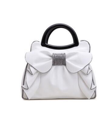 Sweet Lady Dumpling-Shaped Shoulder Bag with Bow