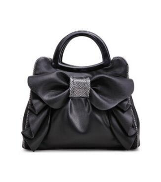 Sweet Lady Dumpling-Shaped Shoulder Bag with Bow