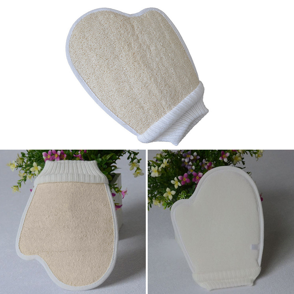 Loofah Thumb Bath Gloves