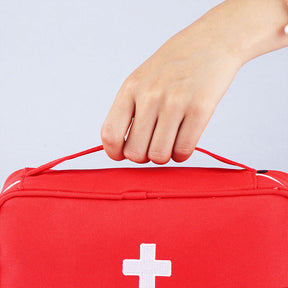 Empty Large First Aid Kit Medical Storage Bag