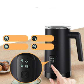 Stainless steel automatic electric hot and cold milk frother