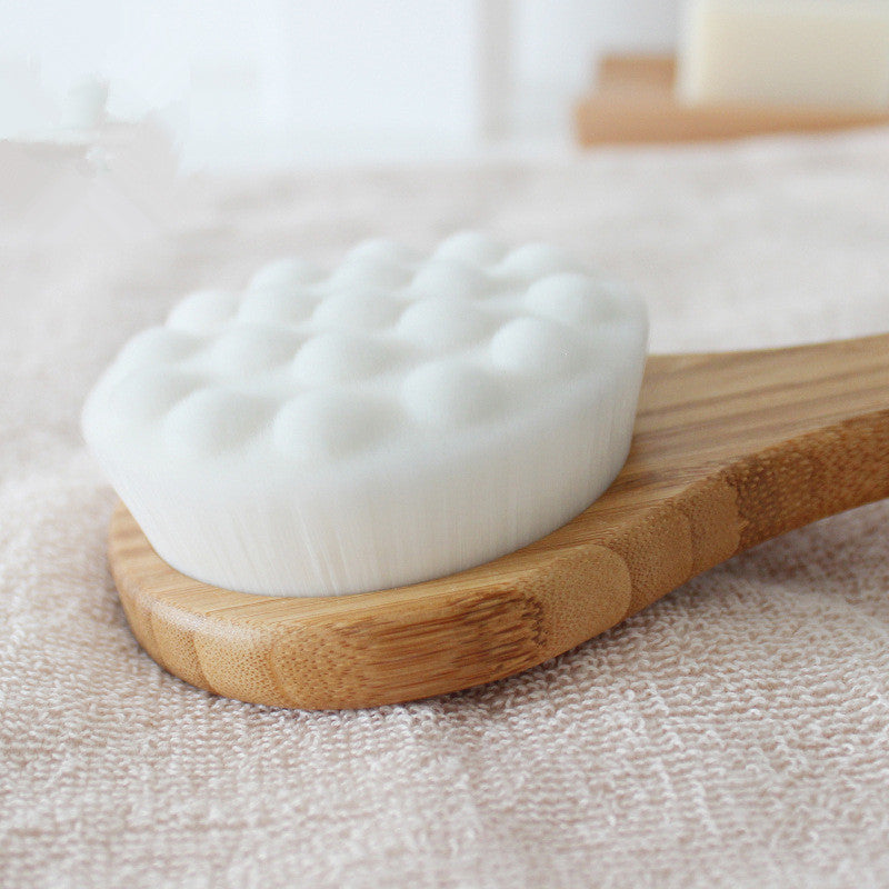 Premium Bamboo Bath and Massage Brush