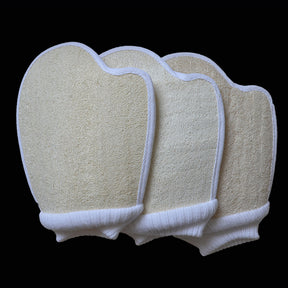 Loofah Thumb Bath Gloves