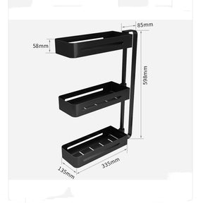 Functional Wall-Mounted Bathroom Shelves