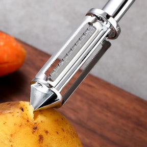 Vegetable and apple peelers for the kitchen