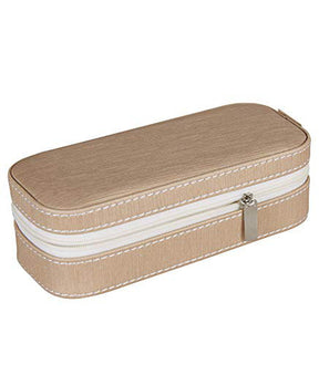 Rectangle Simple Portable Compact Travel Earrings Jewelry Box