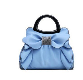 Sweet Lady Dumpling-Shaped Shoulder Bag with Bow