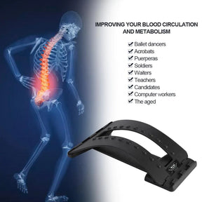 Spine decompression support, suitable for back pain, herniated disc, and scoliosis