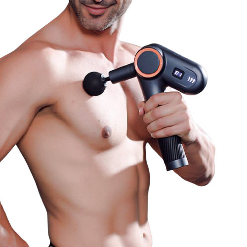 USB Rechargeable Massage Gun with Rotating Massage Angle