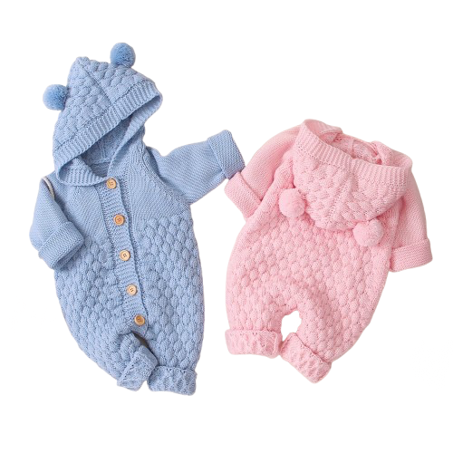 Baby knitted jumpsuit