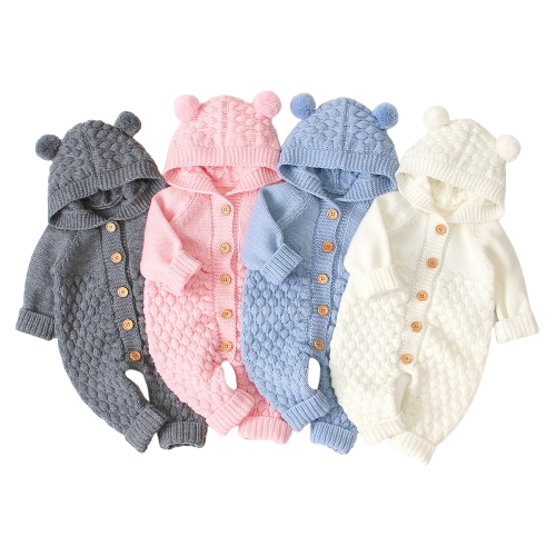 Baby knitted jumpsuit