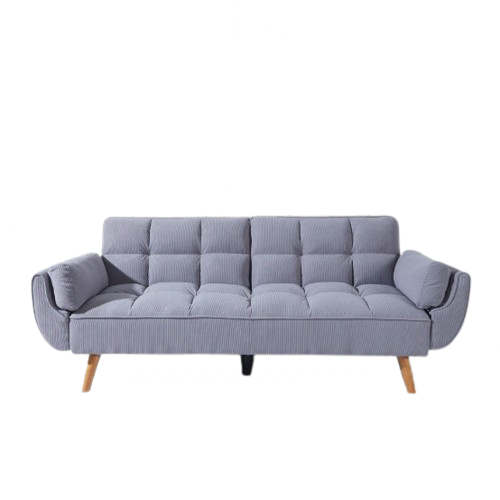 2064 Corduroy Sofa  Sofa Bed-Smoke Gray