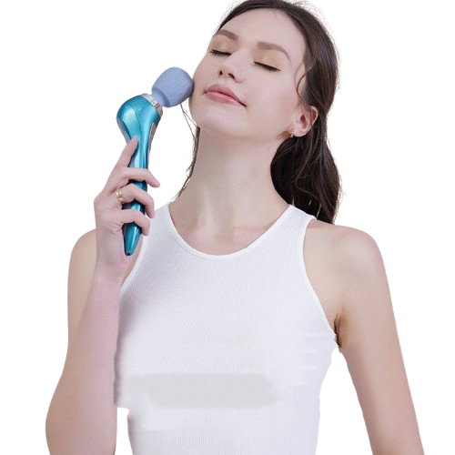 Portable wireless face massager