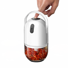 Wireless portable garlic crusher with USB charging