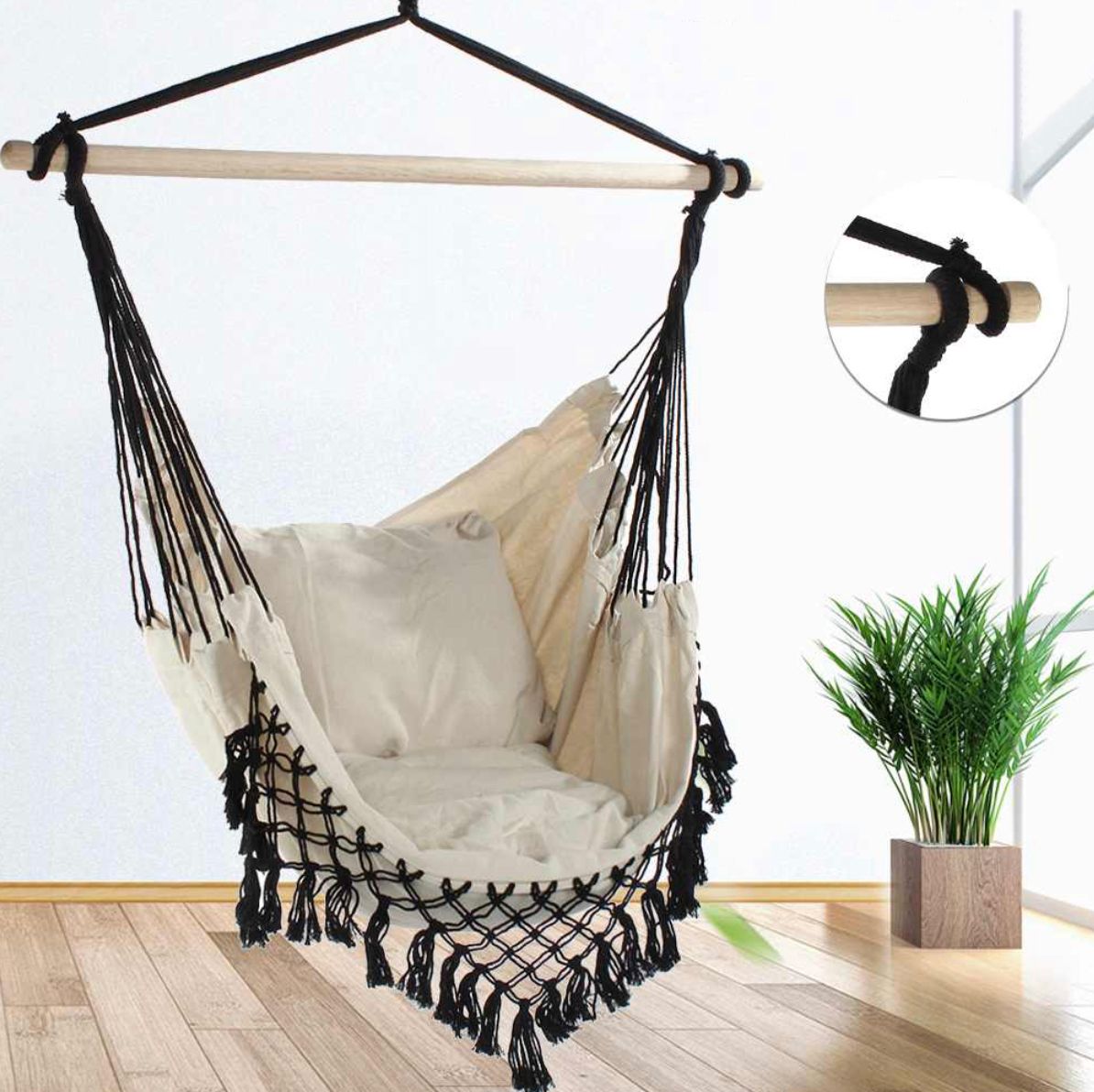 Hanging Rope Rocking Chair