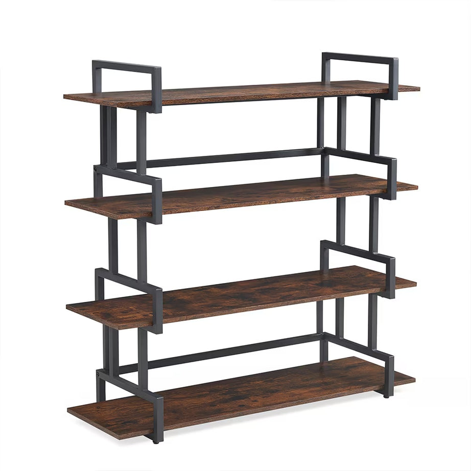 Industrial 4-Tier Bookshelves