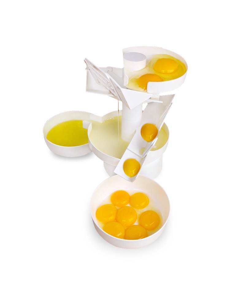 Three-Layer Egg Yolk Separator