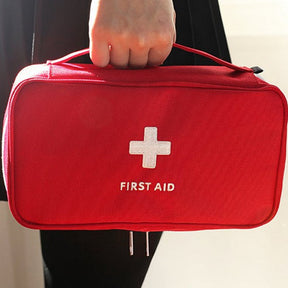 Empty Large First Aid Kit Medical Storage Bag